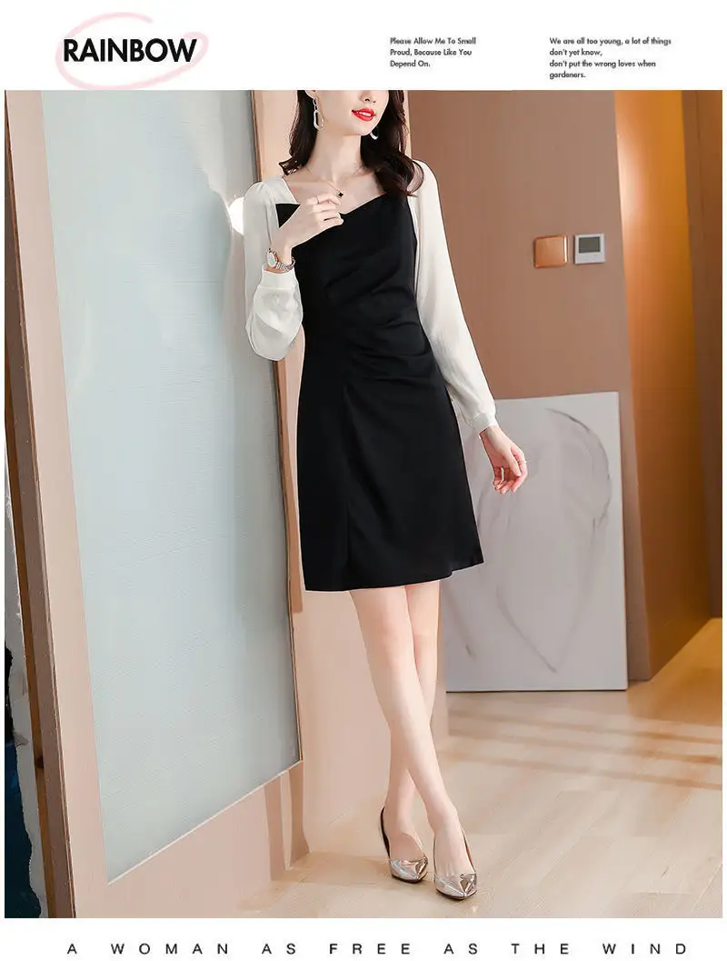 Black Long Sleeve Women's Dress for Autumn 2021 — feature 5