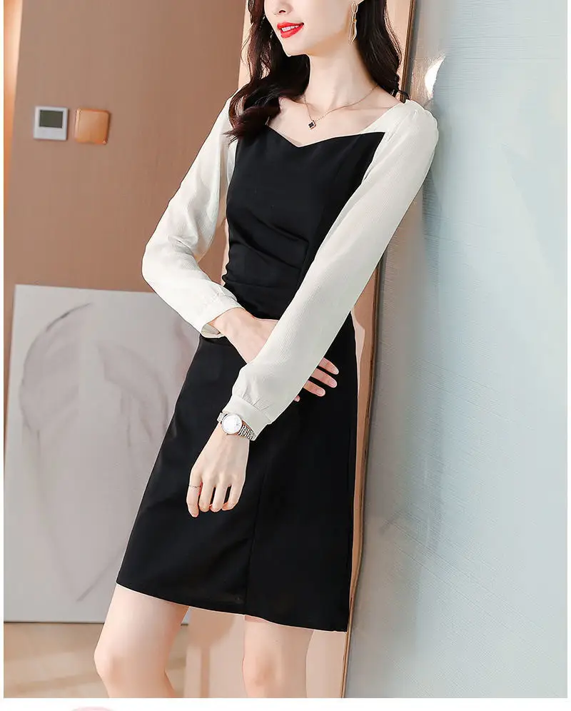 Black Long Sleeve Women's Dress for Autumn 2021 — feature 8