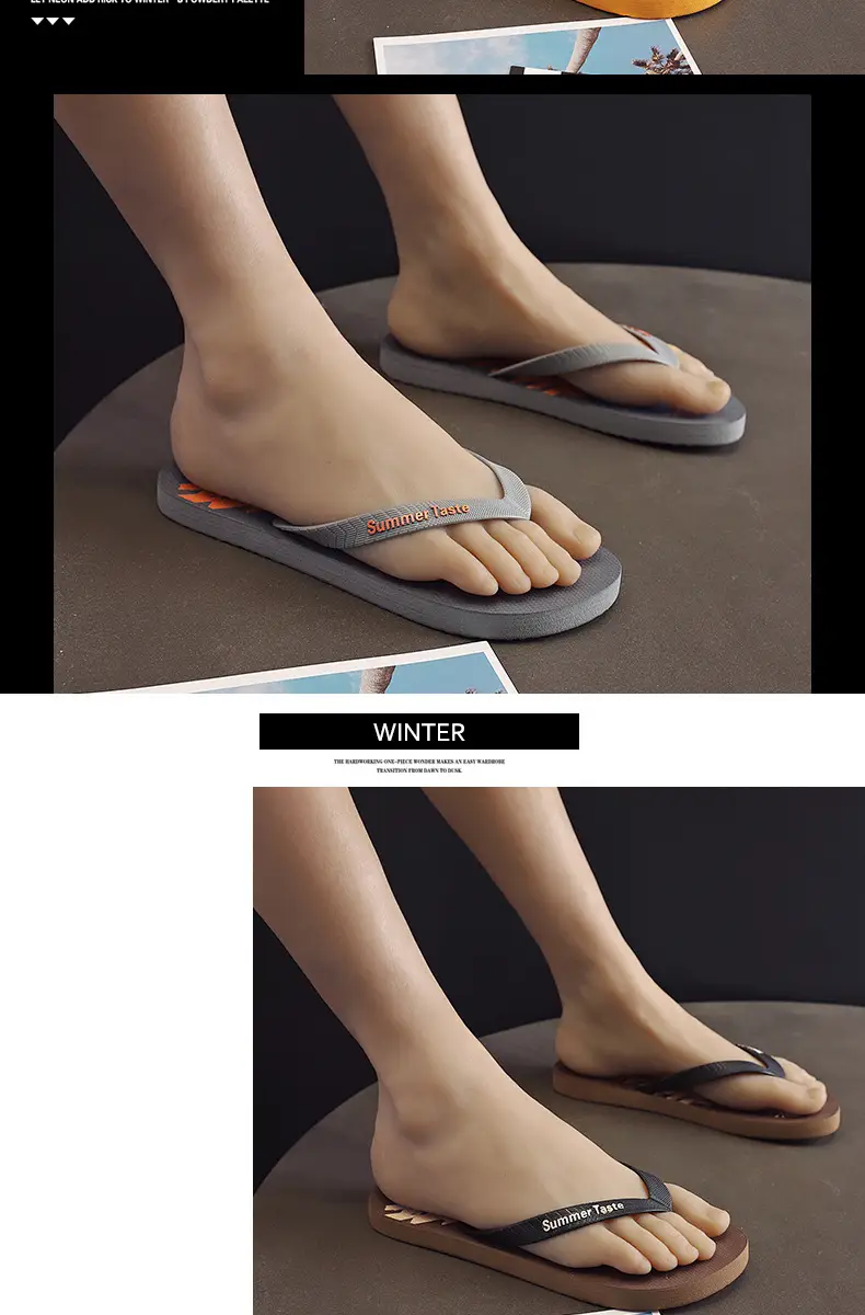 Blue Summer Flip Flops Korean Style Men — feature 13