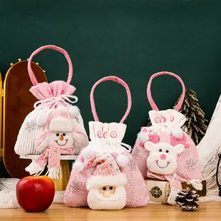 Christmas Snowman Candy Bag 14cm Red Bow — feature 15