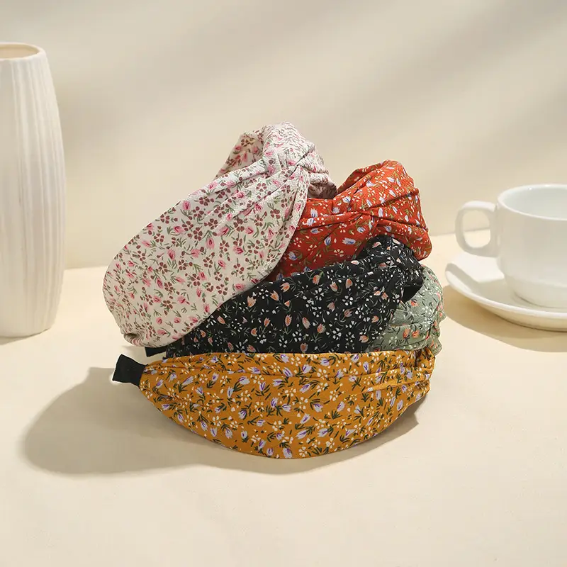 Retro French Wide Brim Hair Bands Pressed Women Summer 2024 - Image 7