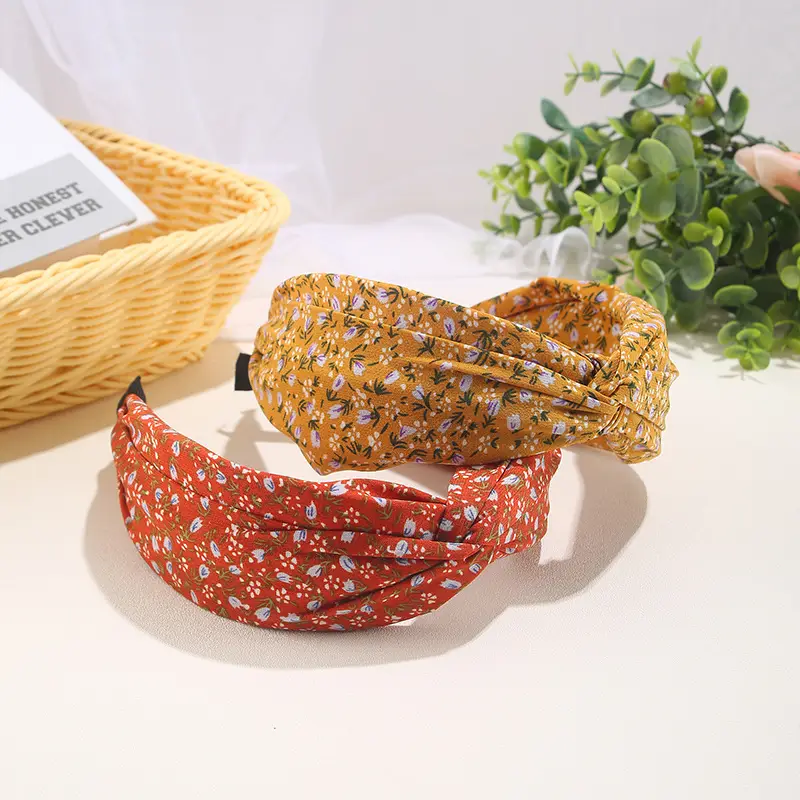 Retro French Wide Brim Hair Bands Pressed Women Summer 2024 - Image 8