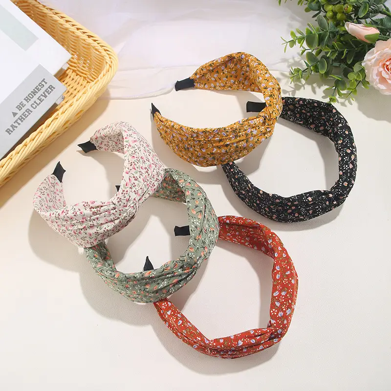 Retro French Wide Brim Hair Bands Pressed Women Summer 2024 - Image 9