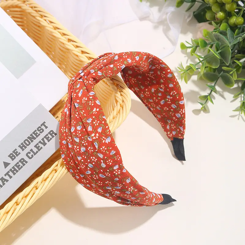 Retro French Wide Brim Hair Bands Pressed Women Summer 2024 - Image 3