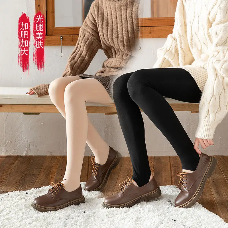 Fleece Lined Thick Leg Socks Women Autumn Winter Imitation - Image 7