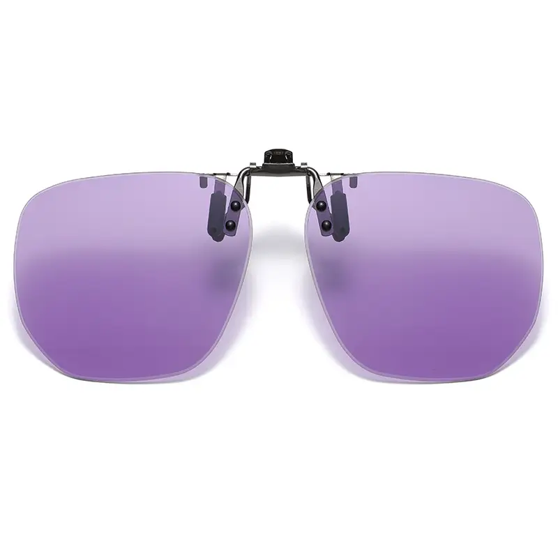 Polarized Sunglasses Clip-On for Women 2025 New European and American Fashion Stylish Myopia Clip-On Dual-Use Color-Changing Sunglasses Clip-On - Image 8