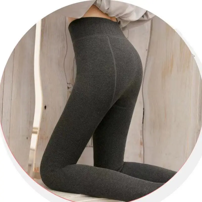 New 1900D Cashmere Leggings Fleece Lined Thickened - Image 8