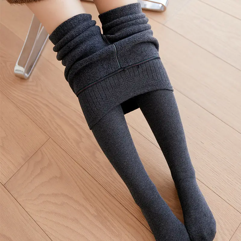 New 1900D Cashmere Leggings Fleece Lined Thickened - Image 2