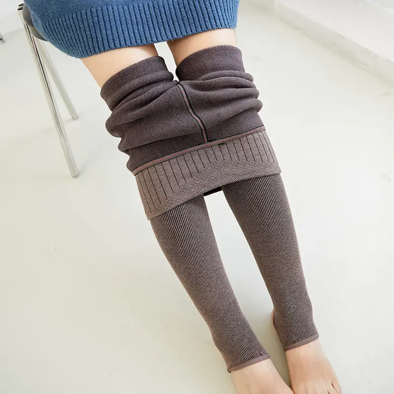 New 1900D Cashmere Leggings Fleece Lined Thickened - Image 4