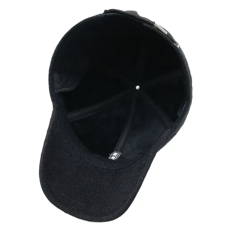 Men's 1919 Quilted Baseball Cap Grey Winter Sunshade