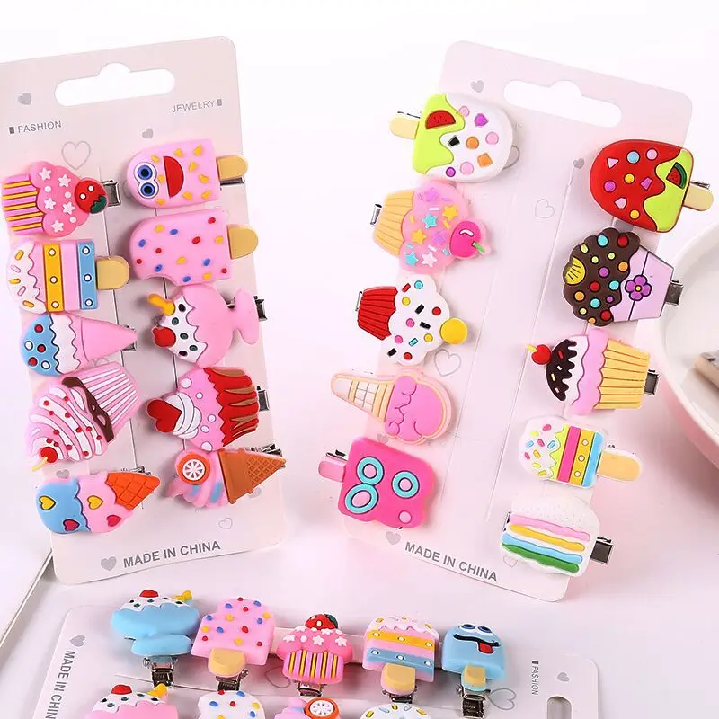 Acrylic Hair Grip Back for Women - Leopard Print & Glitter Design — feature 13