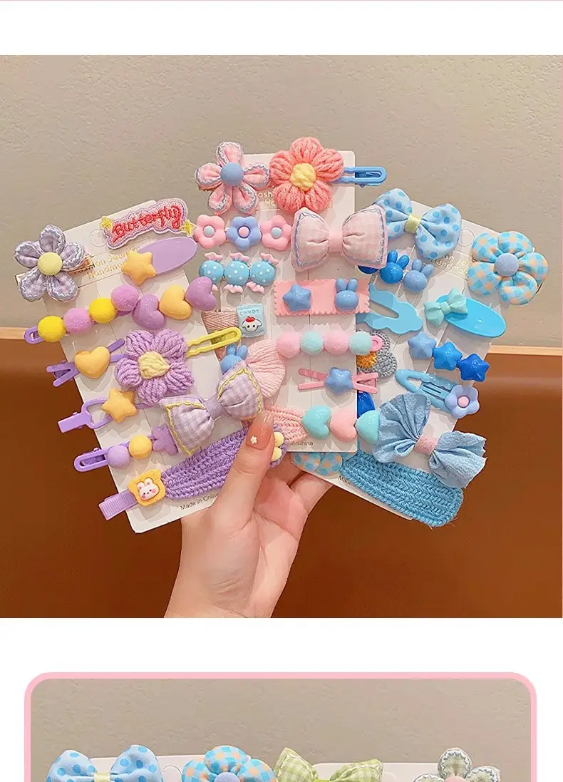 Cute Cartoon Hair Clips for Women & Kids Brown — feature 19