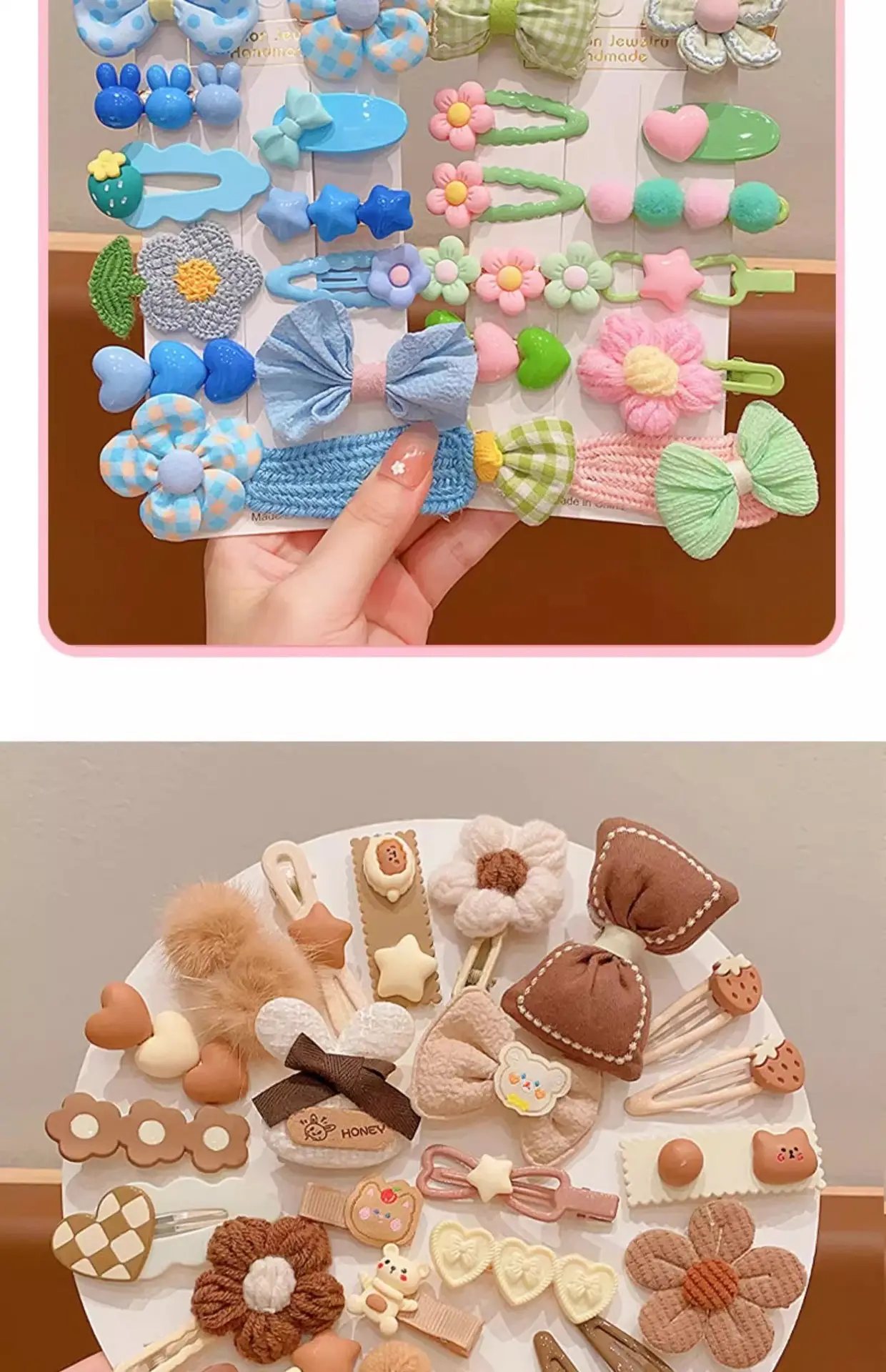 Cute Cartoon Hair Clips for Women & Kids Brown — feature 20