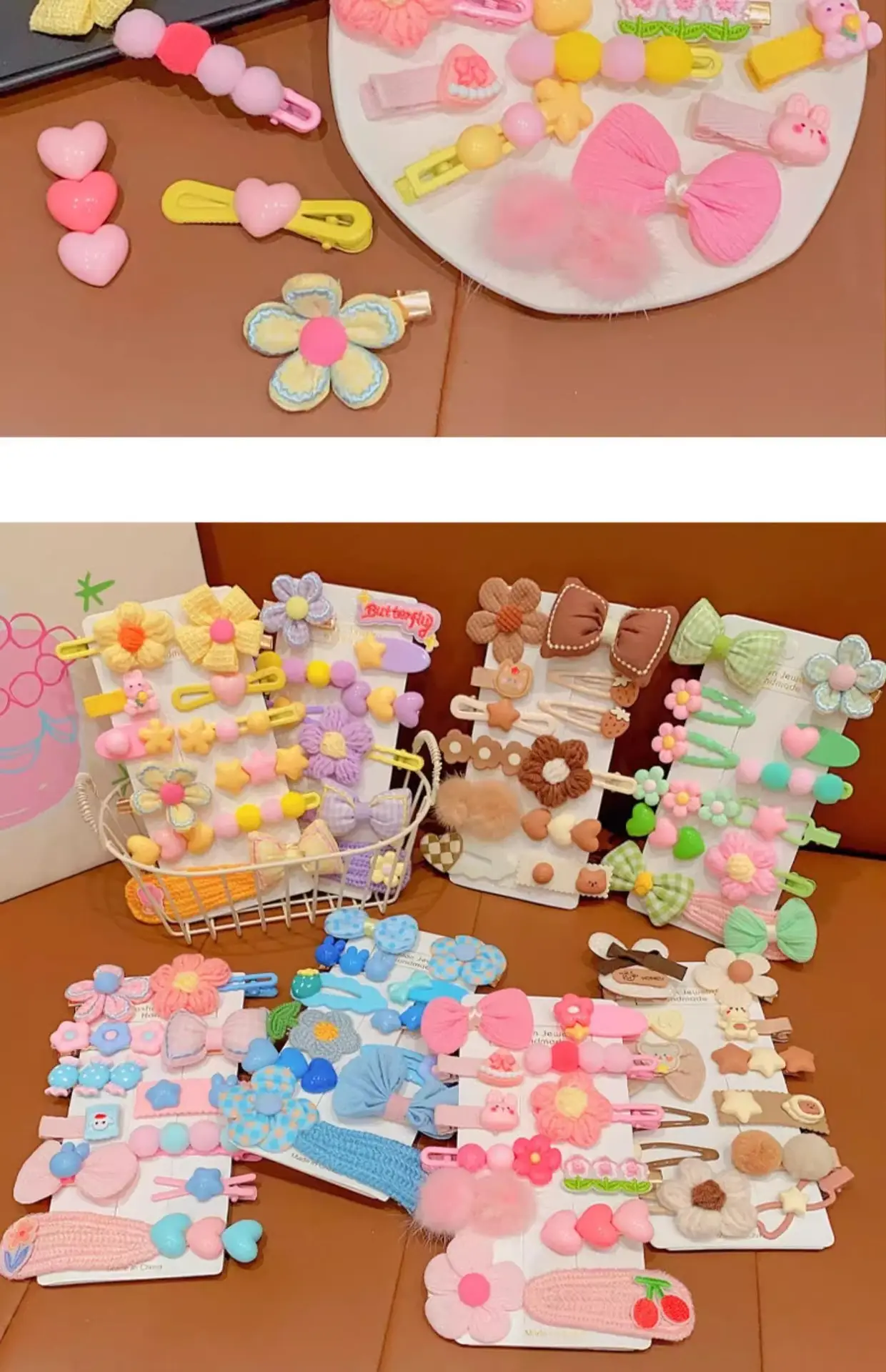 Cute Cartoon Hair Clips for Women & Kids Brown — feature 29