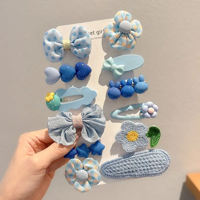 Cute Cartoon Hair Clips for Women & Kids Brown