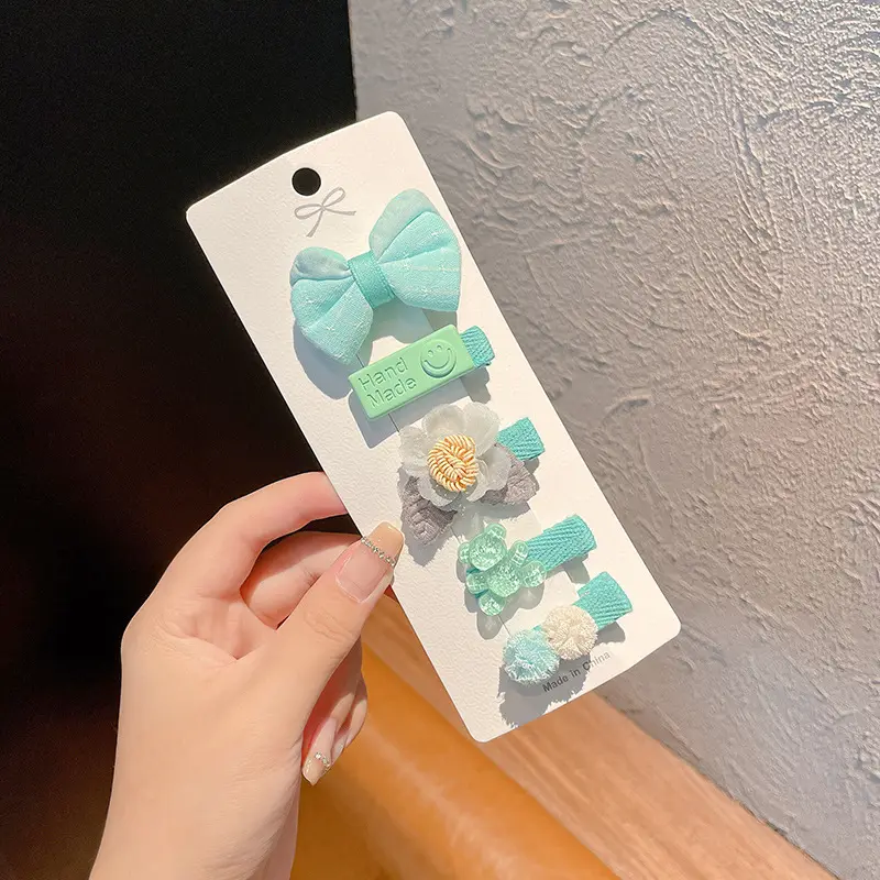 Cute Cartoon Hair Clips for Women & Kids Brown