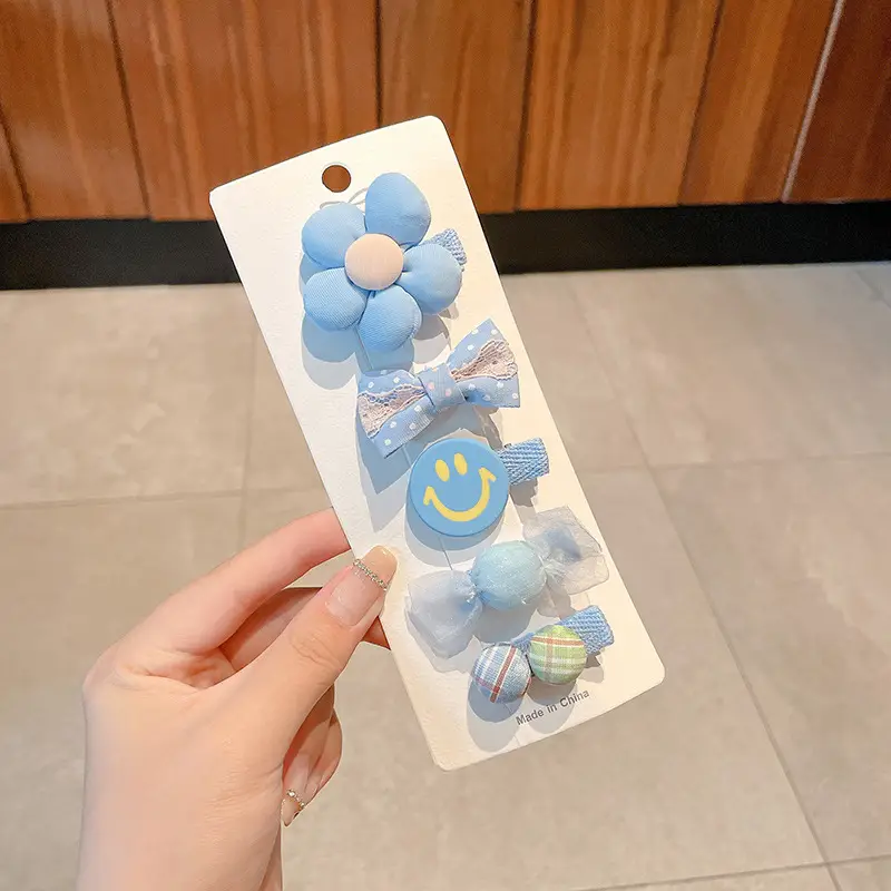Cute Cartoon Hair Clips for Women & Kids Brown