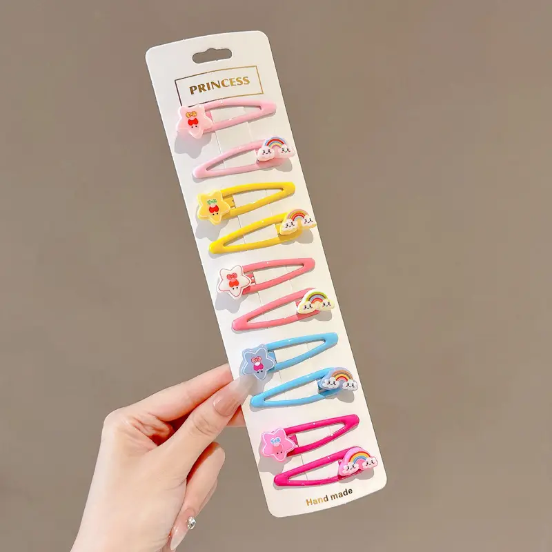 Cute Cartoon Hair Clips for Women & Kids Brown