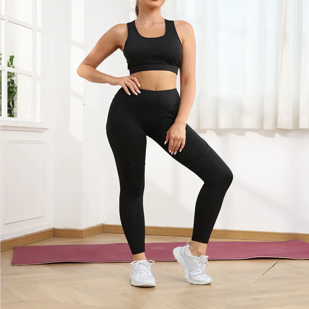 Women's Sexy Butt-Lifting Patchwork Yoga Top - Image 6