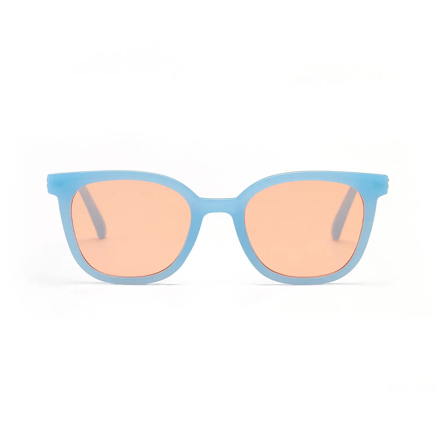Square Korean Style Sunglasses Women Men Retro Pink Lens - Image 6