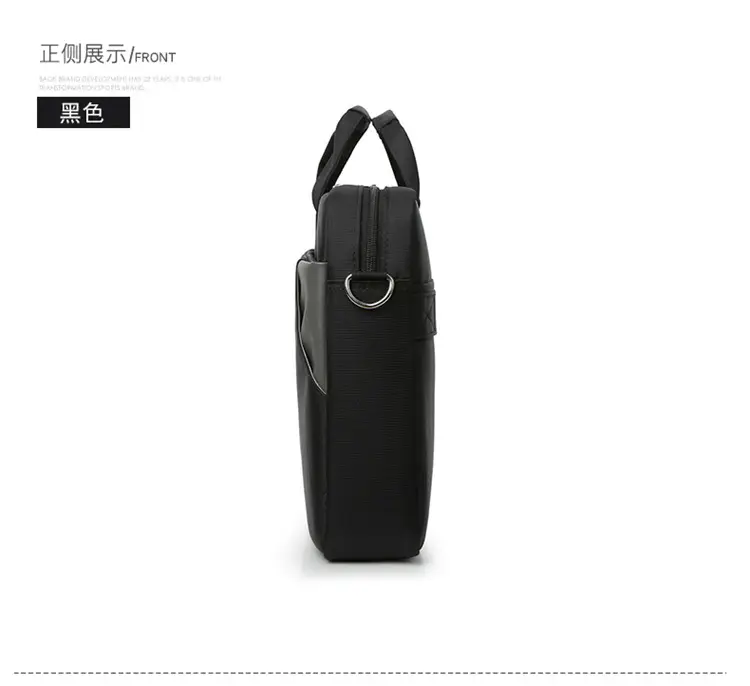 16 Inch Laptop Bag Men Black Nylon Shoulder Portable — feature 30