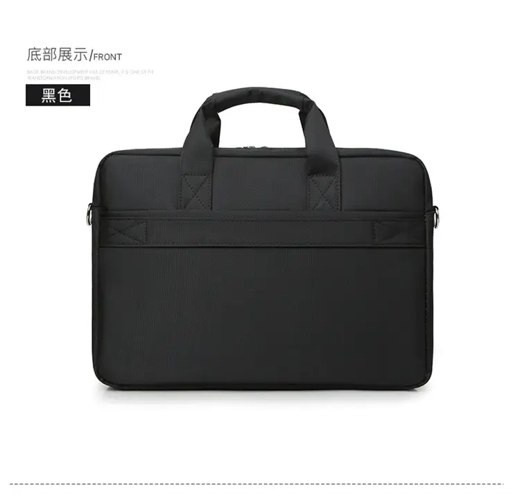 16 Inch Laptop Bag Men Black Nylon Shoulder Portable — feature 32