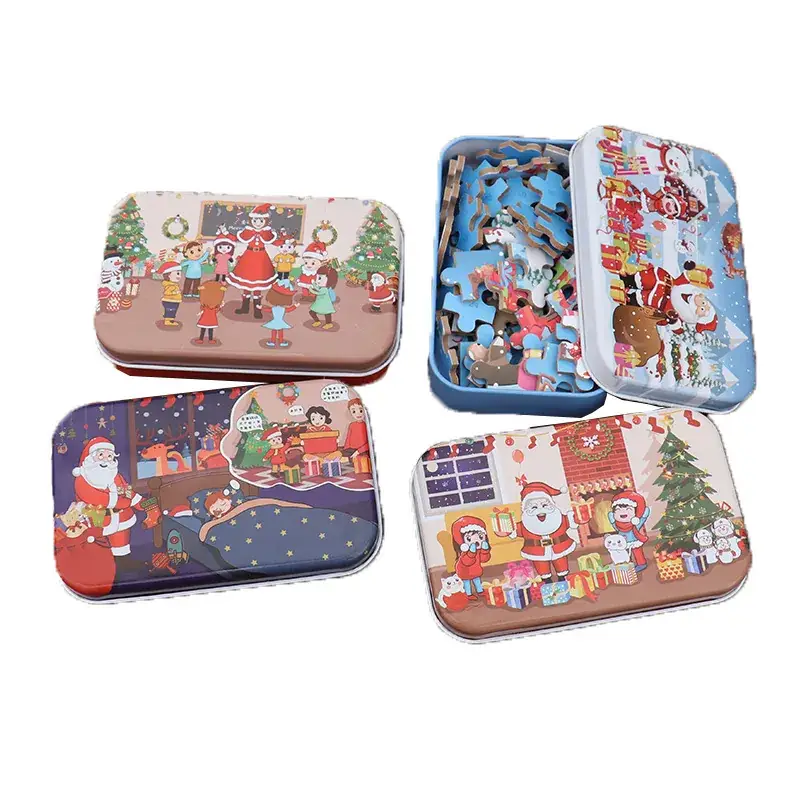 Iron Box Christmas Puzzles for Kids 60 Pieces - Image 6