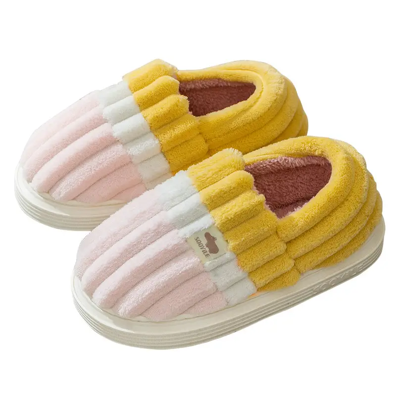 New All-inclusive Cotton Slippers for Women Warm Indoor Home Daily Couple Home Winter Comfortable Plush Men - Image 10