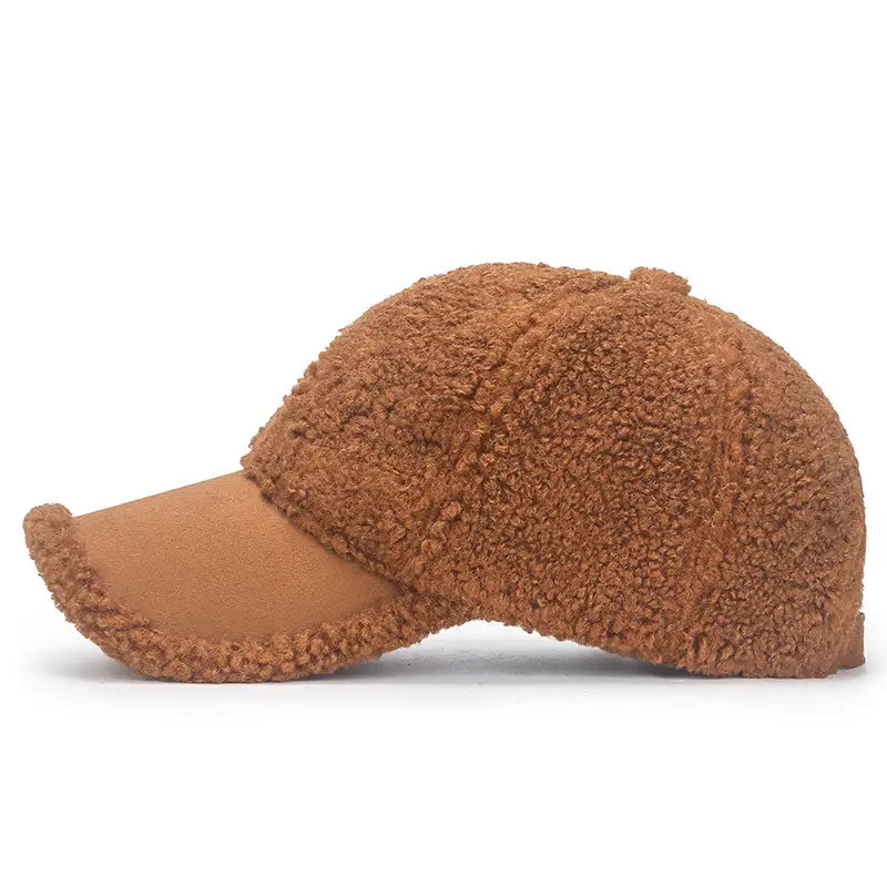Women's Grey Wool Cyber Cap for Winter - Image 11