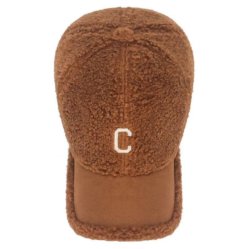 Women's Grey Wool Cyber Cap for Winter - Image 13