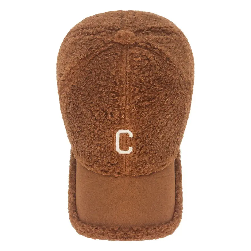 Women's Grey Wool Cyber Cap for Winter