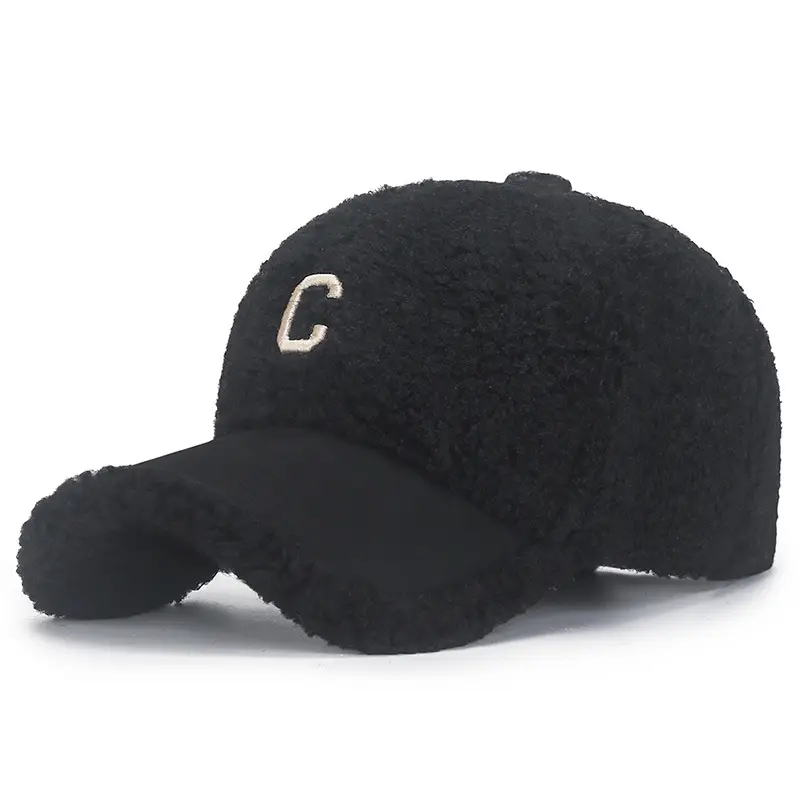 Women's Grey Wool Cyber Cap for Winter - Image 2