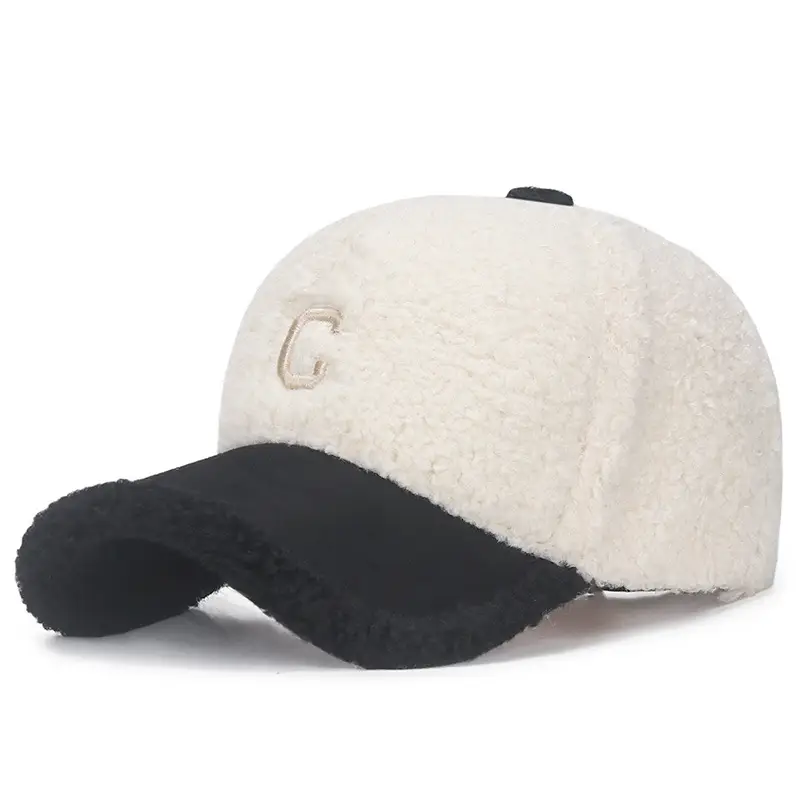 Women's Grey Wool Cyber Cap for Winter - Image 5