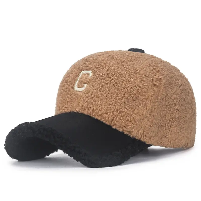 Women's Grey Wool Cyber Cap for Winter - Image 6