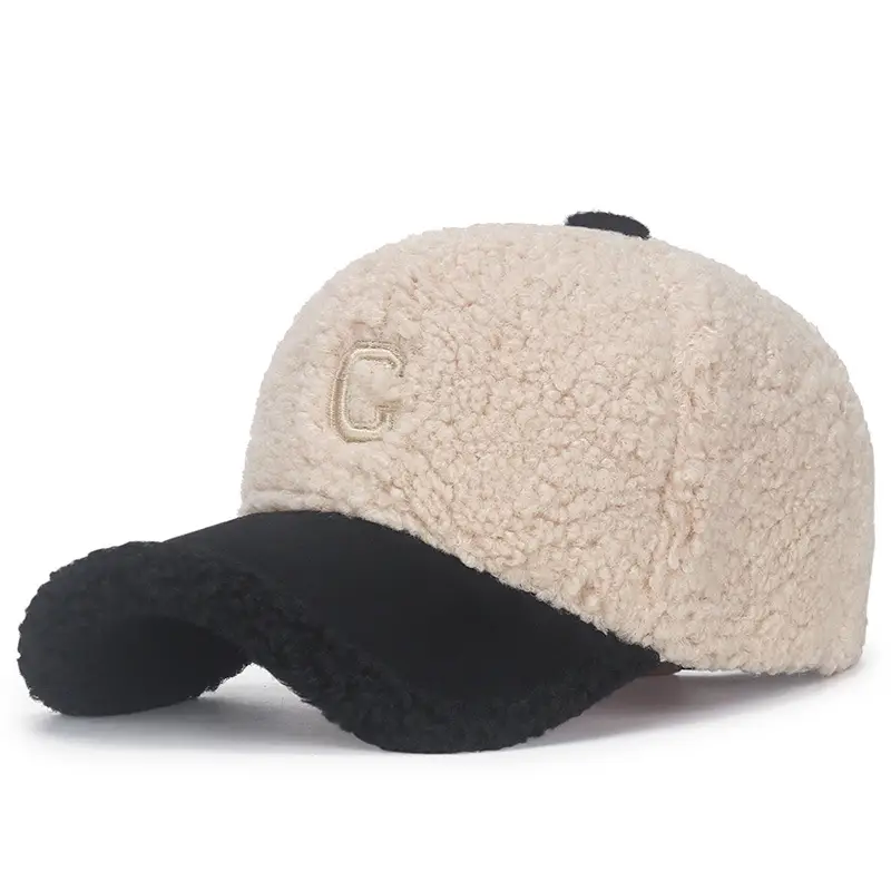 Women's Grey Wool Cyber Cap for Winter - Image 7