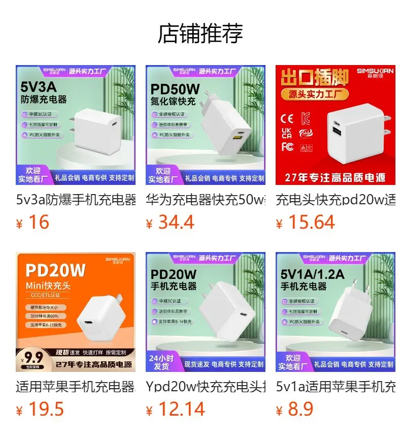 European Plug Mini Charger 35W Fast Charging — feature 1