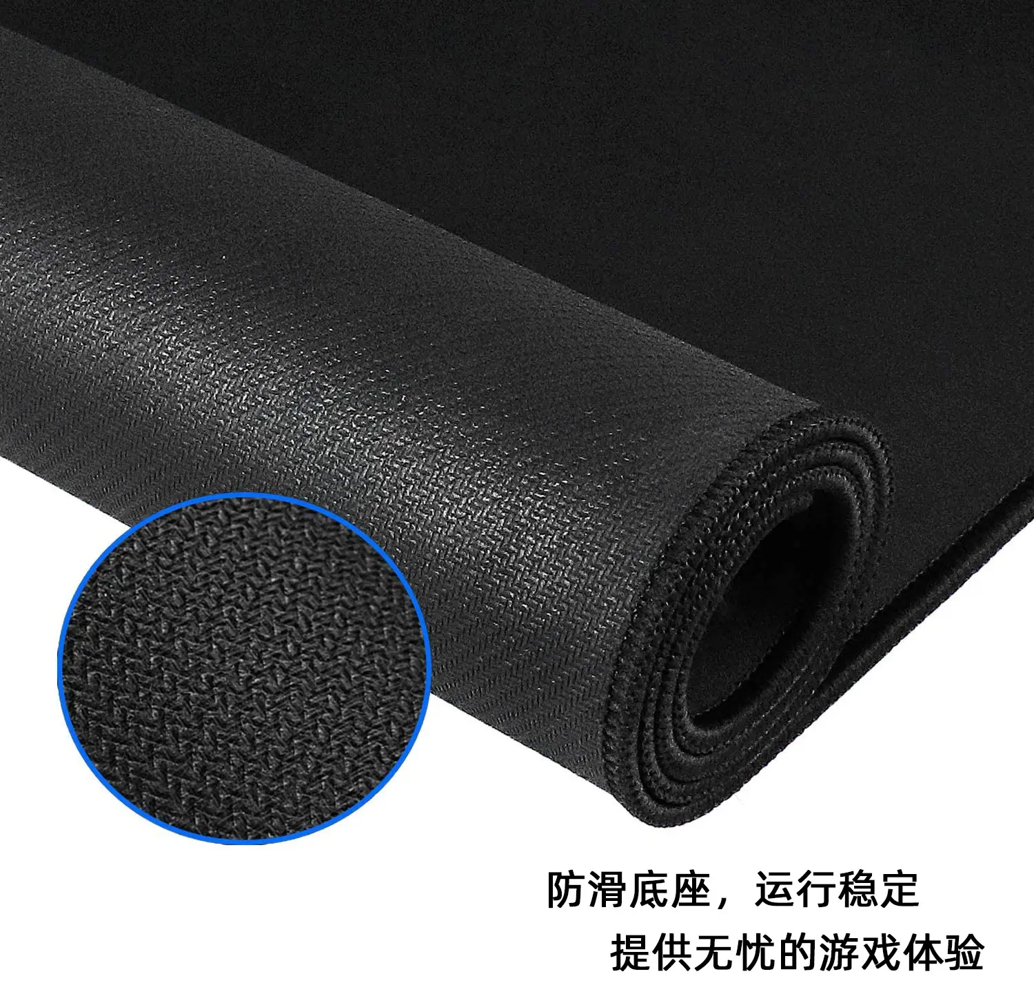 Factory spot computer game pad waterproof lock edge thick large keyboard pad luminous rubber desk mouse pad — feature 4