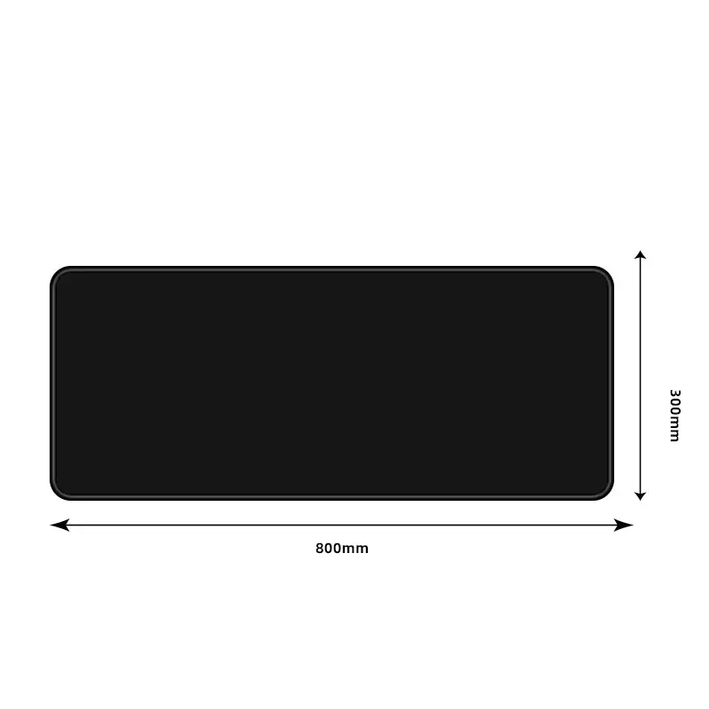 Factory spot computer game pad waterproof lock edge thick large keyboard pad luminous rubber desk mouse pad - Image 3