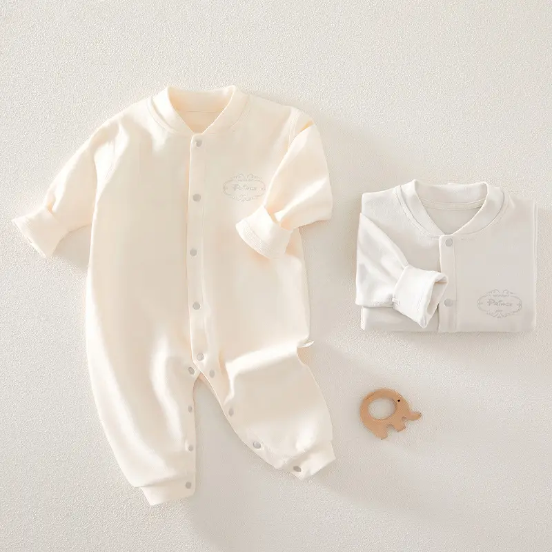 Newborn Long Sleeve Climbing Pajamas Super Cute Siamese - Image 5
