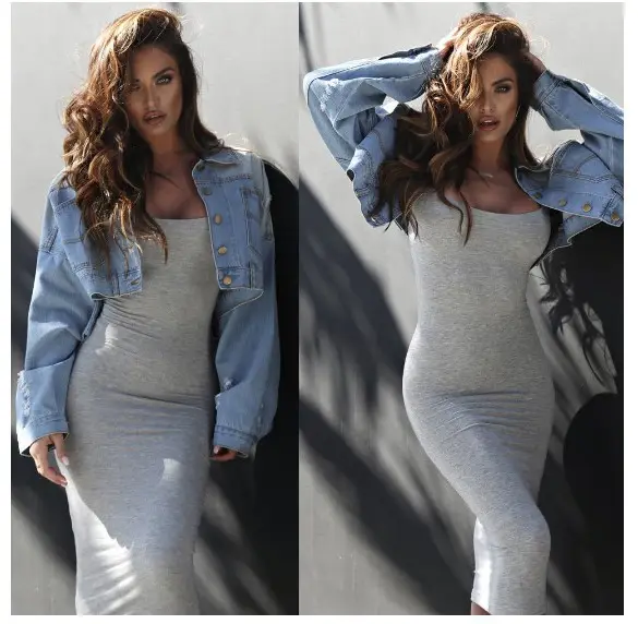 2022 Sexy Body Fit White Pencil Skirt