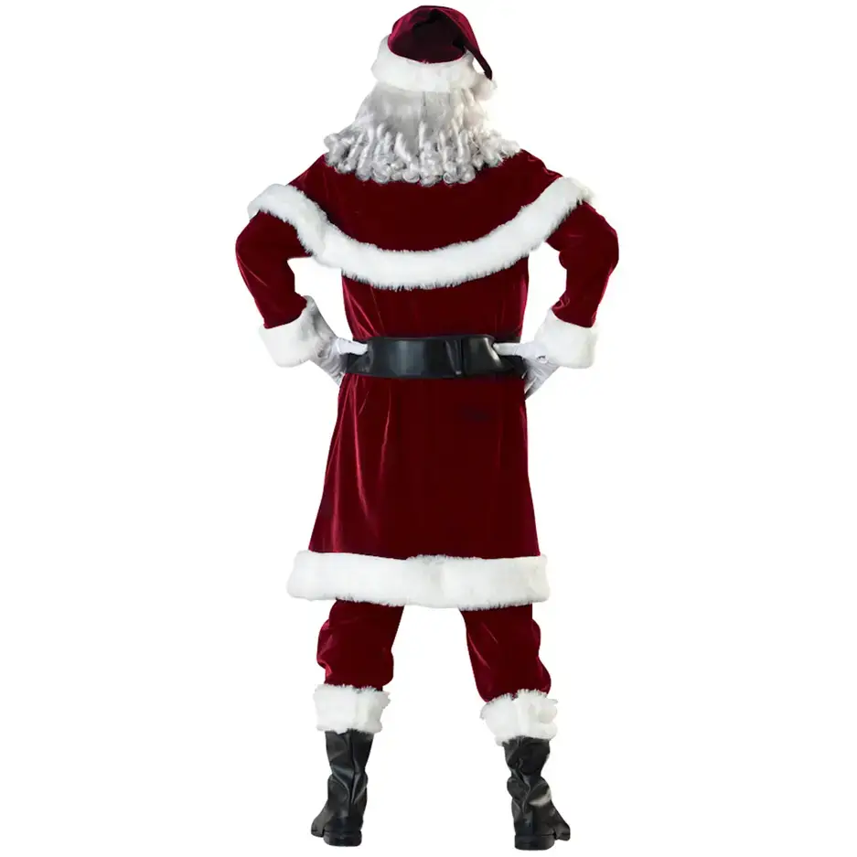 M-4XL Men's Printed Santa Claus Costume Set - Image 3