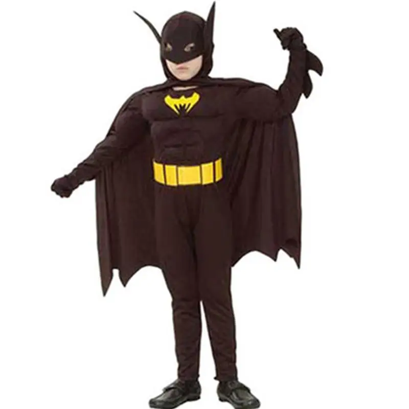 Kids Captain America Suit Blue Black Halloween - Image 10