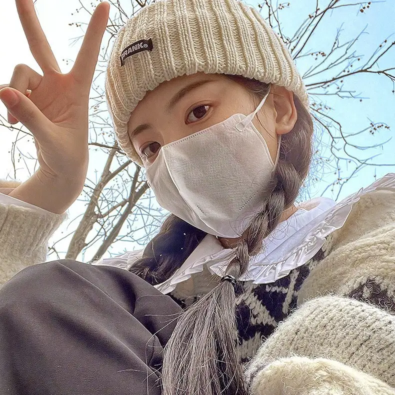 Women Woolen Knitted Headband with Brand Label - Image 10