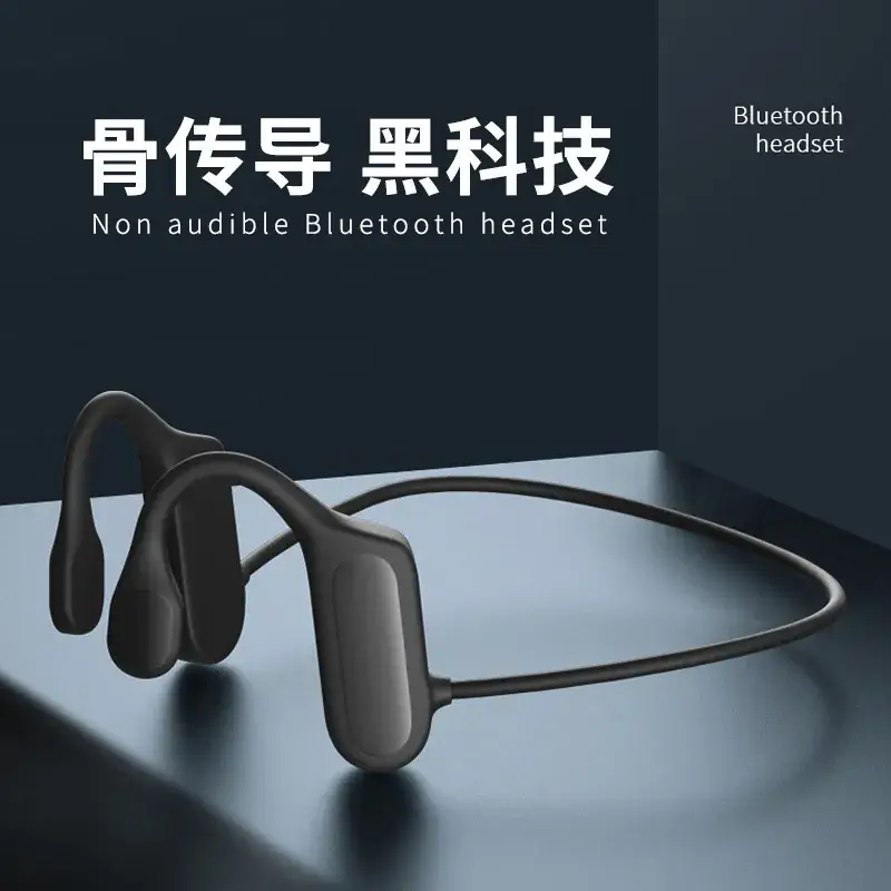 Non-In-Ear Bone Conduction Bluetooth Headset Blue - Image 11