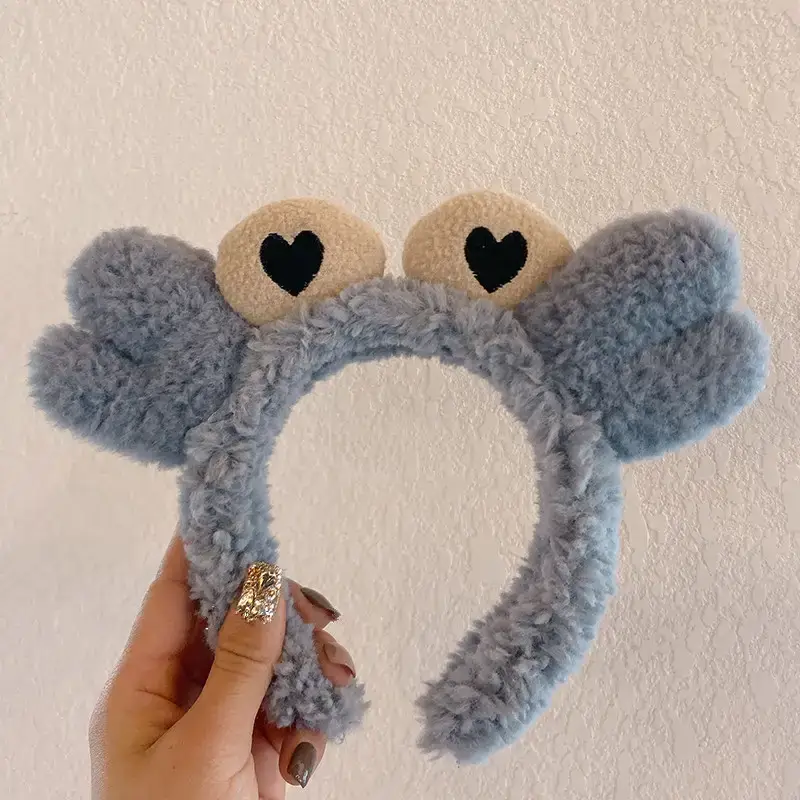 Blue Cartoon Crab Hairband for Women - Image 3