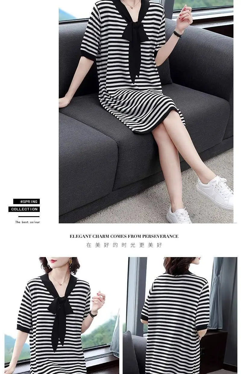 2022 Black Fat Sister Covering Dress Plus Size Western Style — feature 4