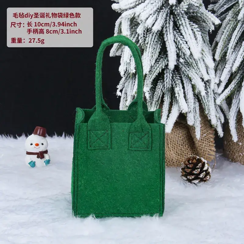 Christmas Snowman Candy Bag Pink Embroidered - Image 20