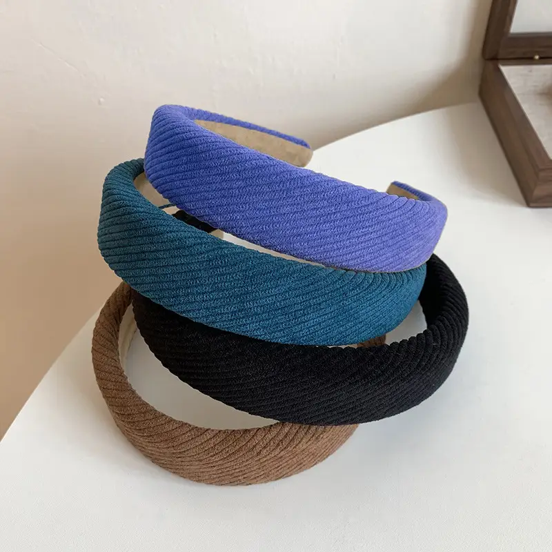 Black Rope Korean Style Face Washing Headband - Image 5