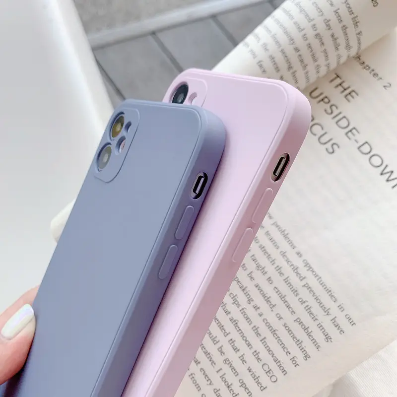 Purple Liquid Silicone Phone Case for Apple Models - Image 4