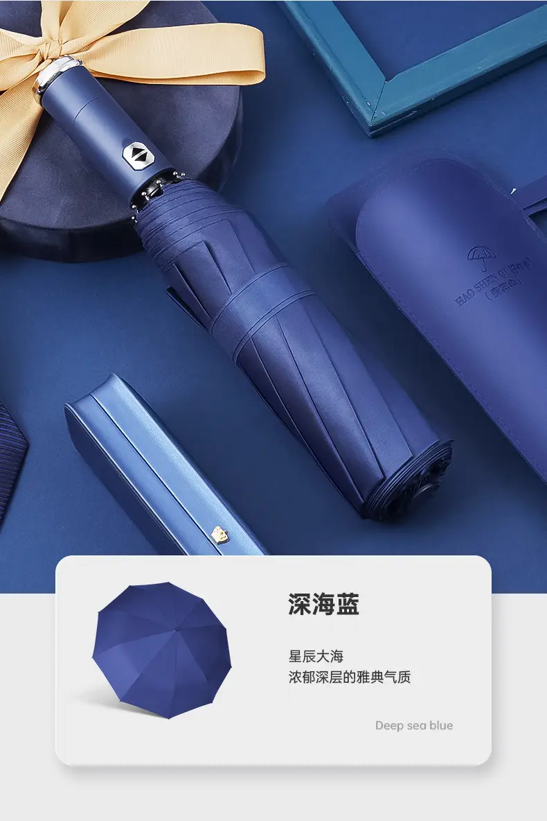 Rotatable Flashlight Umbrella with 8-Storm Protection — feature 20